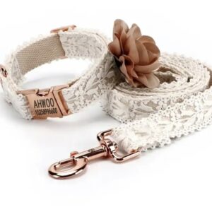 Dog Collar & Leash - Lacy Luxe