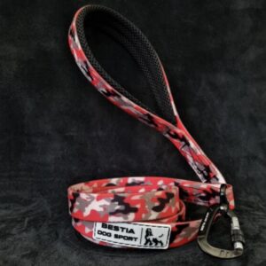 Red Camo Tactical Leash