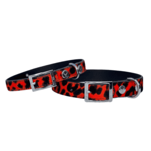 Dog Collar - The Italian Taylor Red Leopard