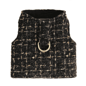 Chantel Tweed Black Dog Harness