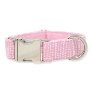 Light Pink Dots Dog Collar