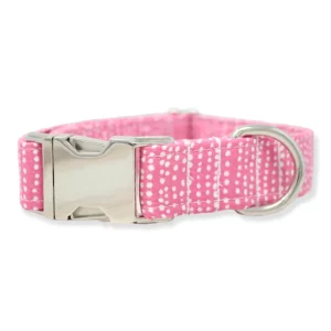 Pink Dots Dog Collar
